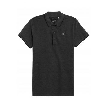 Tricou polo pentru barbati -  TSM357 - Bumbac/Poliester - Gri - Gri