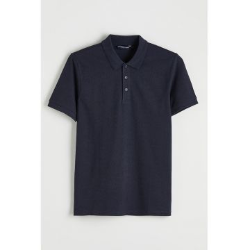 Tricou polo regular fit - Bleumarin