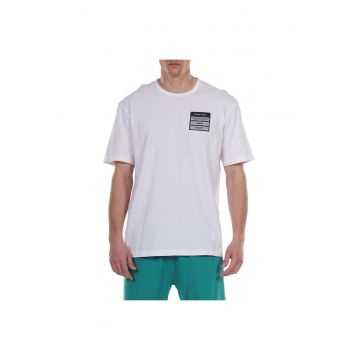 Tricou sport barbati  alb - bumbac