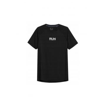 Tricou sport barbati -  TSMF012 - Poliester/Elastan - Negru -