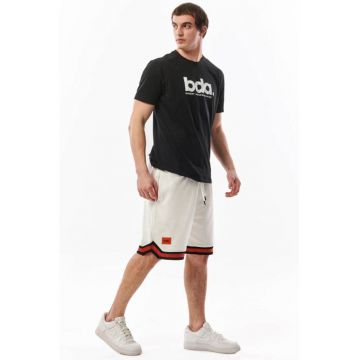 Tricou sport pentru barbati -  Bumbac/Poliester - Negru - Negru