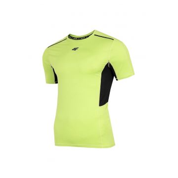 Tricou sport  slim fit - galben - poliester-elastan - tehnologie 4FDry