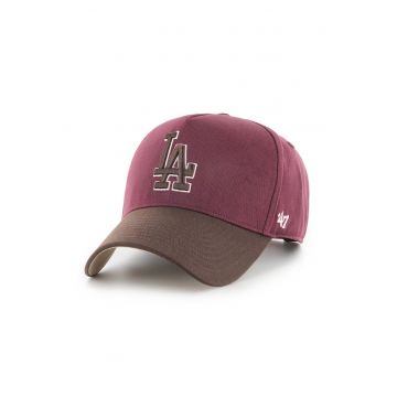 ’47 - Sapca baseball cu capsa pe spate Sure Shot - Maro/Roz inchis