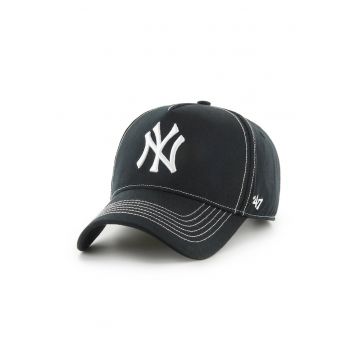 ’47 - Sapca baseball cu cusaturi contrastante NY Yankees - Alb/Negru