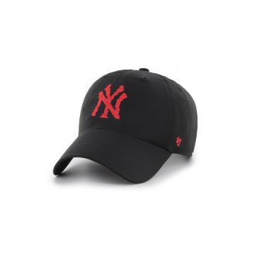 ’47 - Sapca baseball cu logo - Negru/Rosu mac