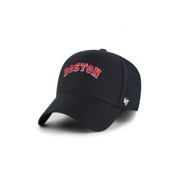’47 - Sapca baseball cu text brodat - Rosu/Alb/Albastru ultramarin