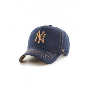 ’47 - Sapca baseball de bumbac cu cusaturi contrastante NY Yankees - Auriu/Bleumarin
