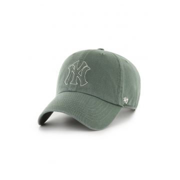’47 - Sapca baseball de bumbac cu logo brodat - Verde stins