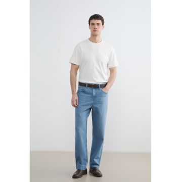 Blugi regular fit cu buzunare 779 - Albastru lavanda