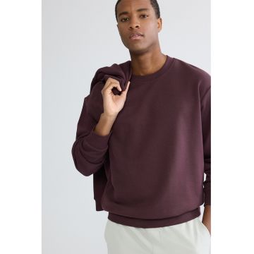 Bluza de trening lejera cu decolteu la baza gatului - Violet tyrian
