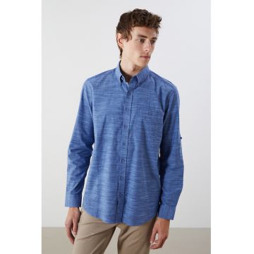 Camasa Oxford regular-fit - Albastru inchis
