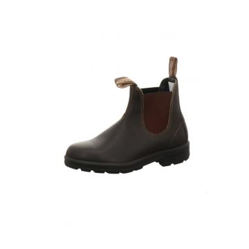 Ghete  Stout - Piele naturala - Maro