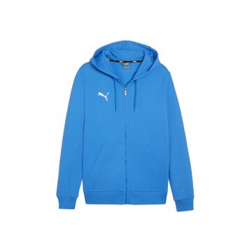 Hanorac barbati Puma Team Goal Casuals - bumbac - gluga ajustabila - Albastru