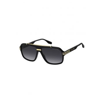 Ochelari de soare cu lentile in degrade - Auriu/Negru