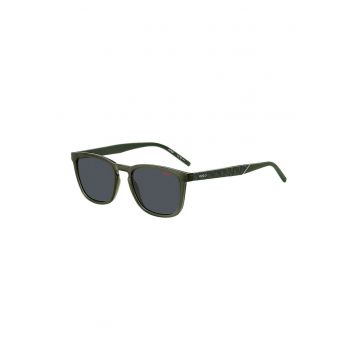 Ochelari de soare cu lentile uni - Verde stins/Verde iarba