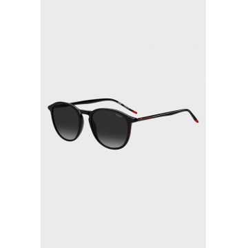 Ochelari de soare pantos cu lentile in degrade - Negru/Rosu aprins