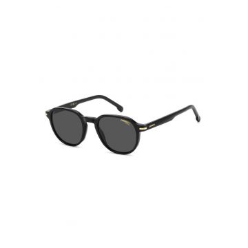 Ochelari de soare pantos cu lentile uni - Auriu/Negru