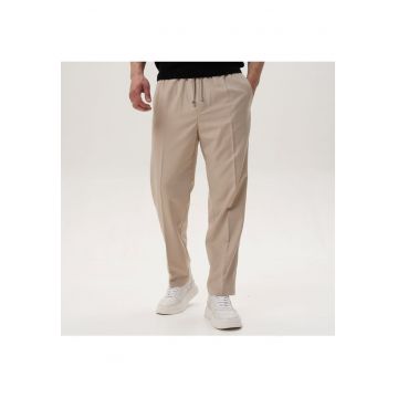 Pantaloni barbati PANTS VEXON -  Poliester - Crem - Crem