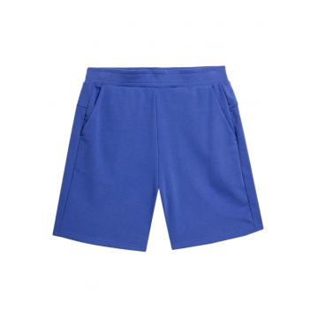 Pantaloni scurti barbati  croiala regulata - albastru - bumbac/poliester
