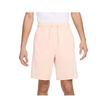 Pantaloni scurti  Club French Terry Alumni - talie elastica - buzunare laterale - poliester/bumbac - roz