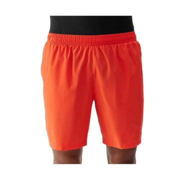 Pantaloni scurti  croiala regulata - talie elastica - poliester - Portocaliu