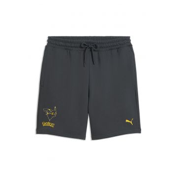 Pantaloni scurti cu tematica Pokemon - Gri antracit