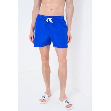 Pantaloni scurti de baie cu buzunare laterale - Albastru royal