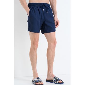 Pantaloni scurti de baie cu buzunare laterale - Albastru ultramarin