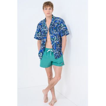 Pantaloni scurti de baie cu buzunare laterale - Verde