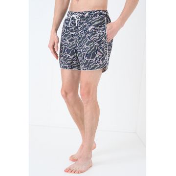 Pantaloni scurti de baie cu buzunare Rik - Multicolor