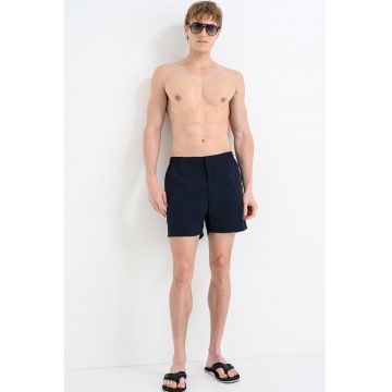 Pantaloni scurti de baie cu imprimeu logo lateral
