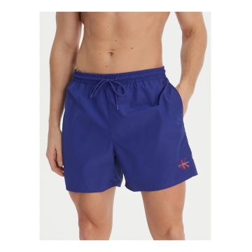 Pantaloni scurti de baie cu logo - Albastru indigo