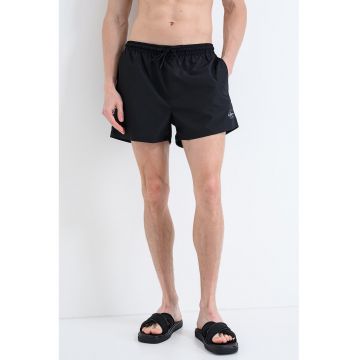 Pantaloni scurti de baie cu snur - Negru stins
