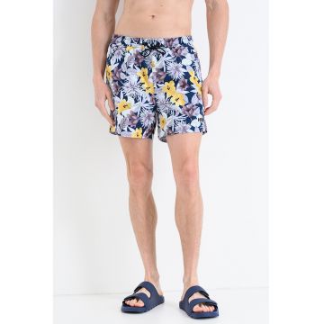 Pantaloni scurti de baie cu talie ajustabila - Multicolor