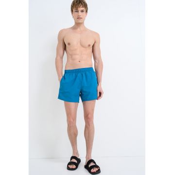 Pantaloni scurti de baie cu talie elastica - Albastru cobalt