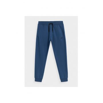 Pantaloni sport barbati -  302882083 - Bumbac - Albastru