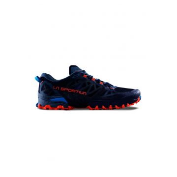 Pantofi low-cut Bushido III Wide pentru alergare - Albastru inchis/Portocaliu mandarina/Bleumarin