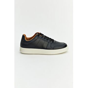Pantofi sport de piele ecologica - Albastru ultramarin