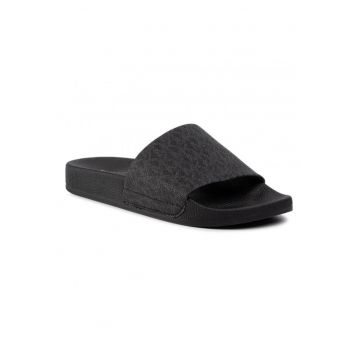 Papuci barbati -  Jake Slide Black - Cauciuc - Negru