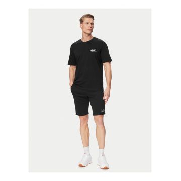 Set tricou si pantaloni scurti Barbati -  negru - bumbac - regular fit
