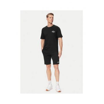 Set tricou si pantaloni scurti Barbati -  negru - bumbac - regular fit