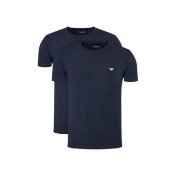 Set tricouri barbati -  bleumarin - bumbac - regular fit -