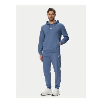 Trening lifestyle barbati -  Albastru - bumbac - maneca lunga -