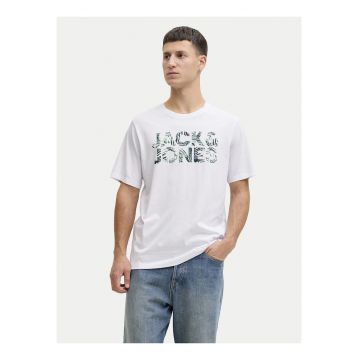 Tricou Barbatesc -  Alb - Bumbac organic - Croiala regular fit -
