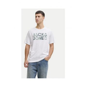 Tricou Barbatesc -  Alb - Bumbac organic - Croiala regular fit -