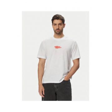 Tricou Barbatesc - Jack Jones - Alb - regular fit - bumbac/poliester