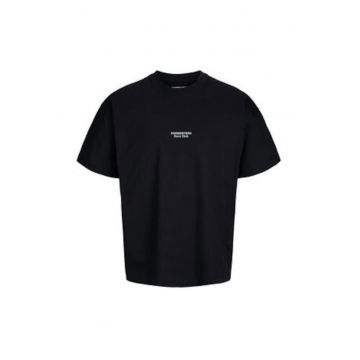 Tricou Barbatesc - Jack Jones - Negru - bumbac - imprimeu grafic