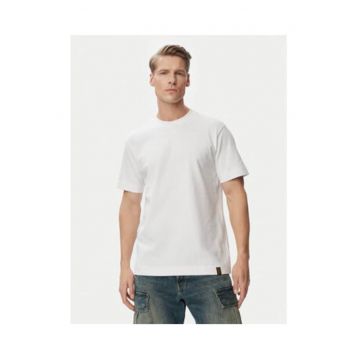 Tricou barbati -  alb - bumbac - croiala regular fit -
