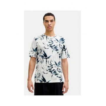 Tricou barbati -  alb - bumbac - croiala regulara