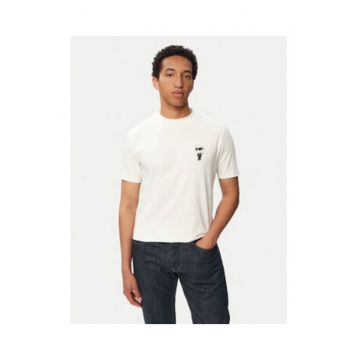 Tricou Barbati -  Alb - bumbac - regular fit